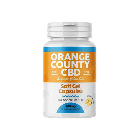 Orange County 900mg Full Spectrum CBD Capsules - 30 Caps