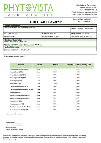 Poko 500mg CBD Azelaic Acid Spot Gel - 30ml