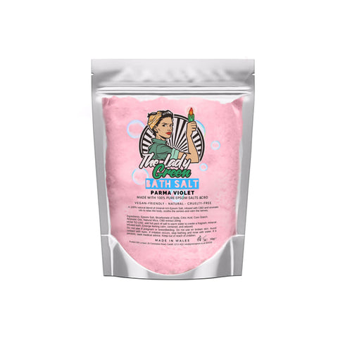 Lady Green 50mg CBD Parma Violet Bath Salts - 500g