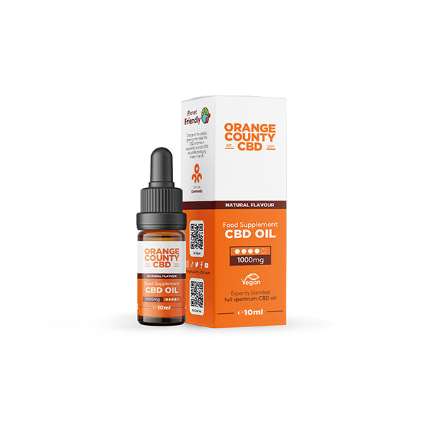 Orange County CBD 1000mg Full Spectrum CBD Oil - 10ml