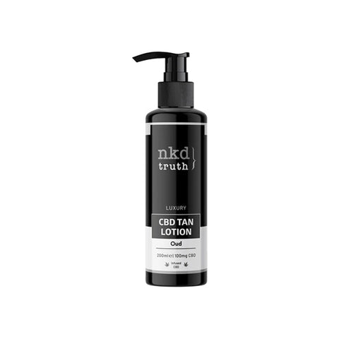 NKD Truth 100mg CBD Oud Tan Lotion - 200ml