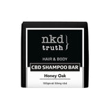 NKD 50mg CBD Speciality Body & Hair Shampoo Bar 100g - Honey Oak (BUY 1 GET 1 FREE)