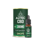 Aztec CBD Full Spectrum Hemp Oil 300mg CBD 10ml