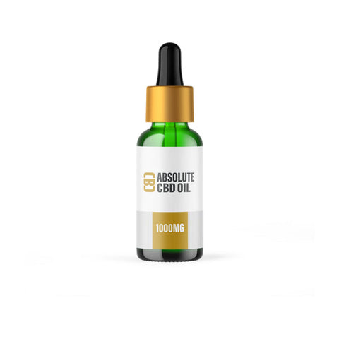 CBD Asylum 1000mg Absolute CBD Oil 20ml (BUY 1 GET 2 FREE)