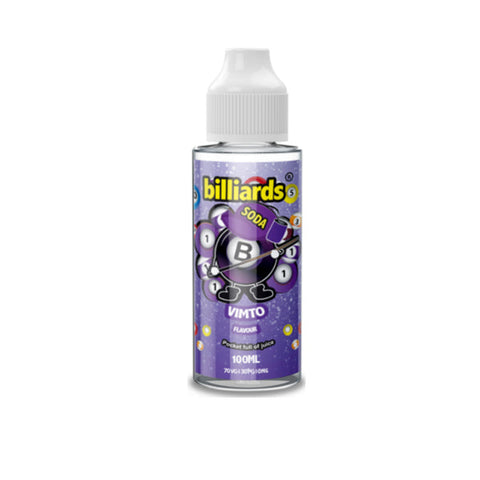 Billiards Soda Range 0mg 100ml Shortfill (70VG/30PG)