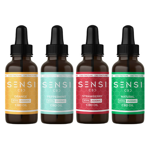 Sensi CBD 2500mg CBD Tinture Oil 30ml (BUY 1 GET 1 FREE)