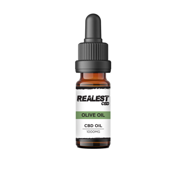 Realest CBD 1000mg CBD 10ml Olive Oil (BUY 1 GET 1 FREE)