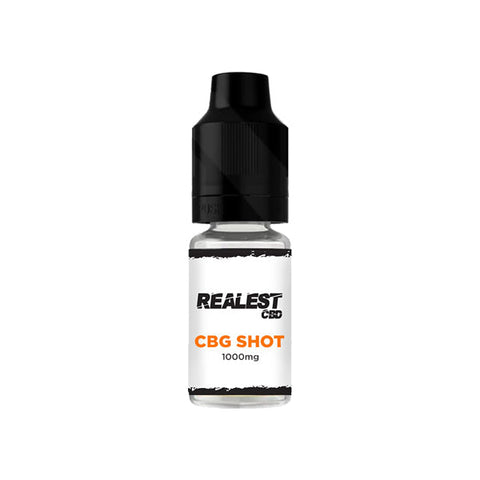 Realest CBD 1000mg CBG E-Liquid Booster Shot 10ml (BUY 1 GET 1 FREE)