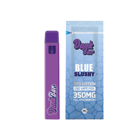 Dank Bar Pro Edition 350mg Full Spectrum CBD Vape Disposable by Purple Dank - 12 flavours