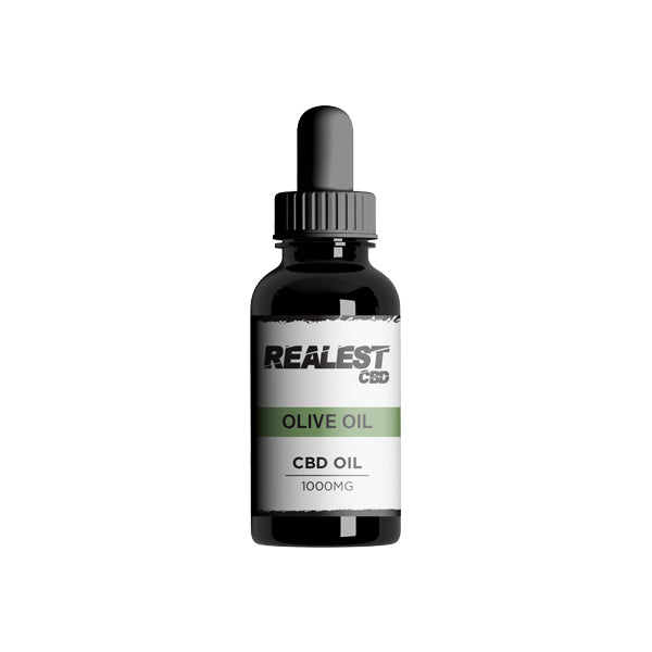 Realest CBD 1000mg CBD Olive Oil - 30ml (BUY 1 GET 1 FREE)