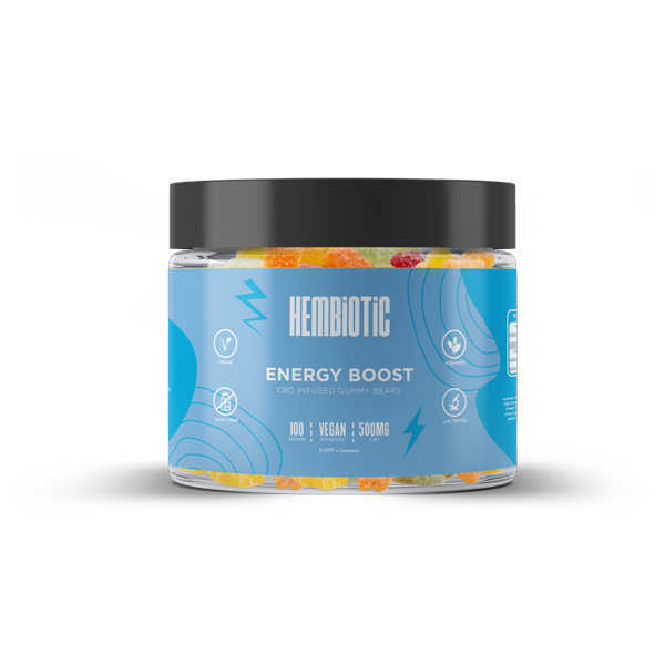 Hembiotic 500mg CBD Gummy Bears - 100g