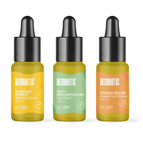 Hembiotic 500mg CBD Oil - 15ml