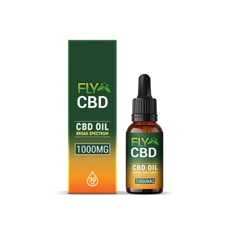 Fly Oil 1000mg CBD Broad Spectrum Tincture Oil 30ml